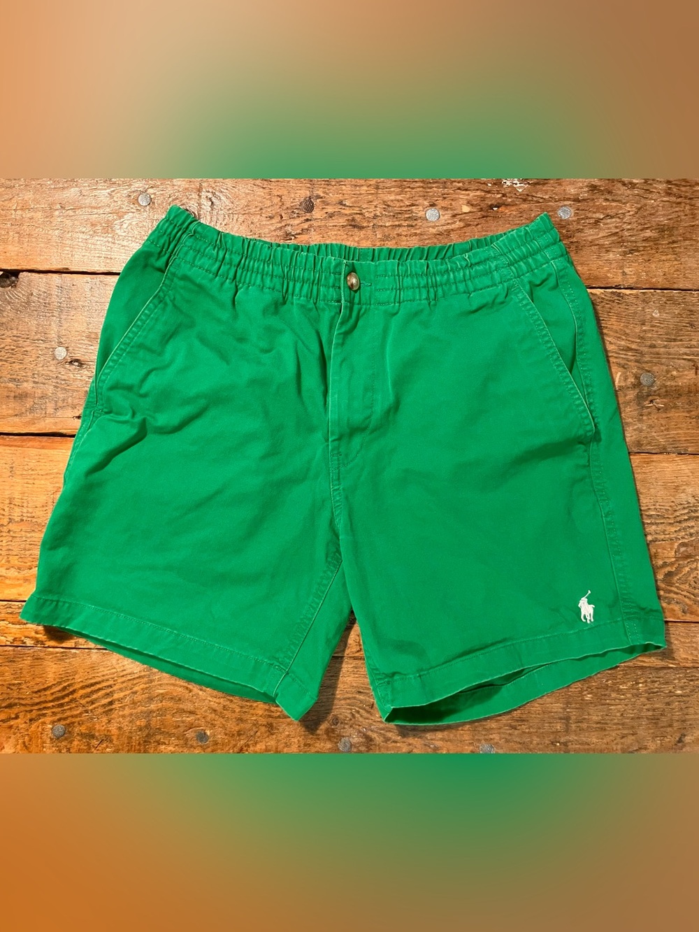 Polo by Ralph Lauren Bright Green Men’s Hybrid Shorts